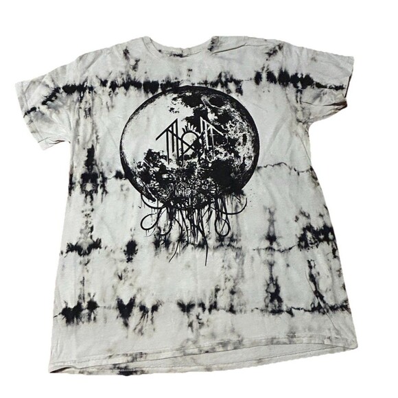 Sleep Token T-Shirt XL Tie Dye Moon Graphic Band Tee 2023 NWOT Black White - Picture 1 of 3
